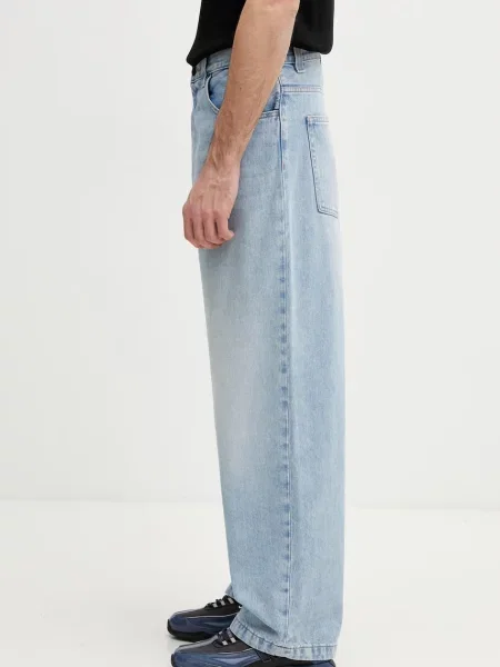 Carhartt WIP Brandon Pant jeansy relaxed fit niebieskie