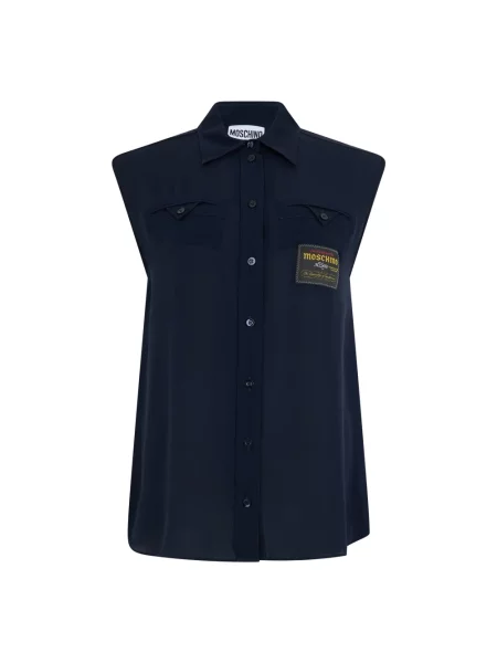Top Moschino niebieski