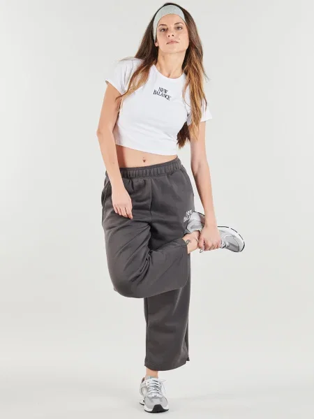 Fleecová fleecová mikina New Balance čierna
