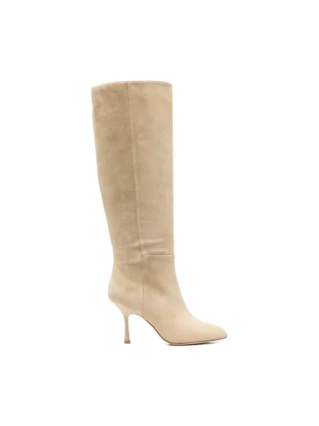 Botki Stuart Weitzman beżowe