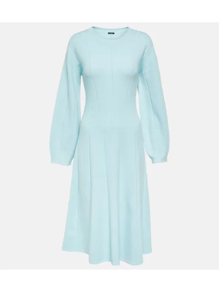 Rochie Joseph de lână de costum albastru