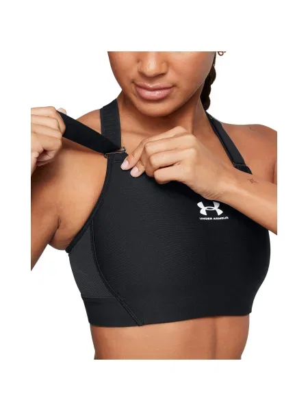 Tréningová podprsenka Under Armour HeatGear Armour High black/white čierna