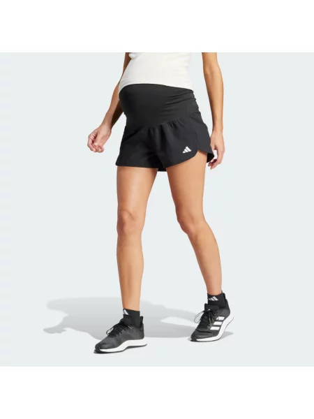 Szorty Pacer Woven Stretch Training Maternity białe