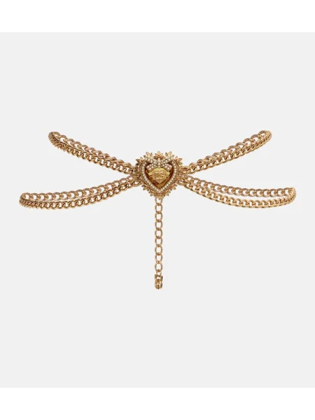 Curea Dolce&gabbana cu perle auriu