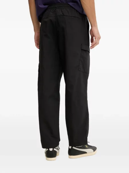 Pantaloni cargo Puma cu broderie negru