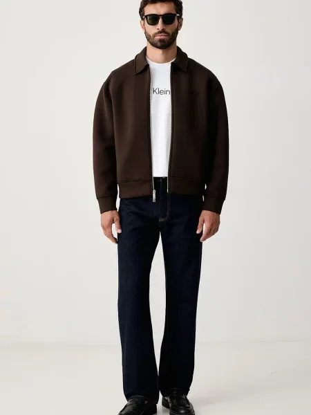 Calvin Klein Jeans tricou bărbătesc din cu alb