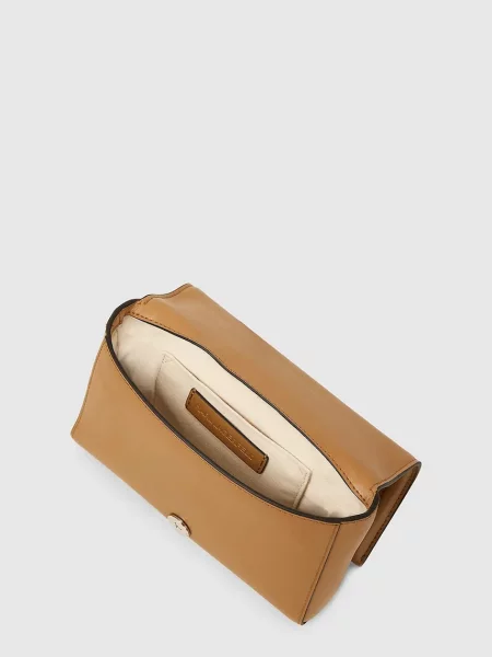 Кожаная сумка Karl Lagerfeld белая