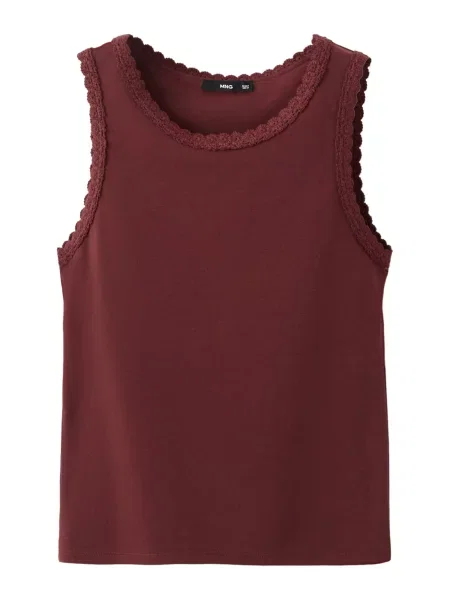 MANGO Top LOTA ruginiu maro