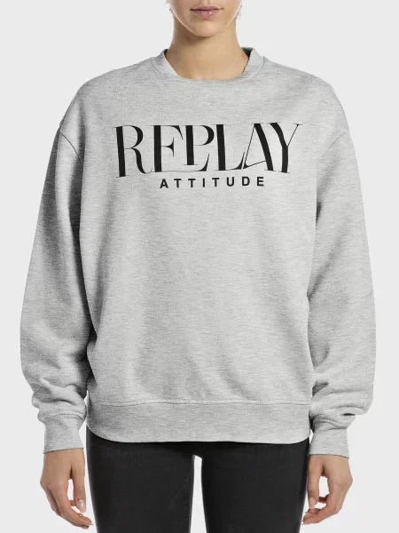 Світшот Replay сірий