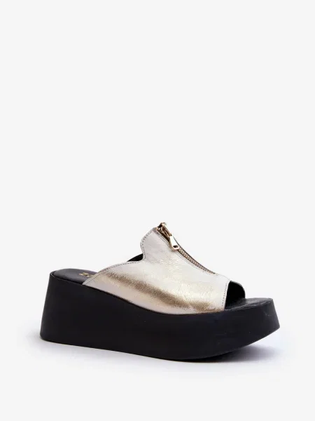 Copati Zazoo s platformo zlata