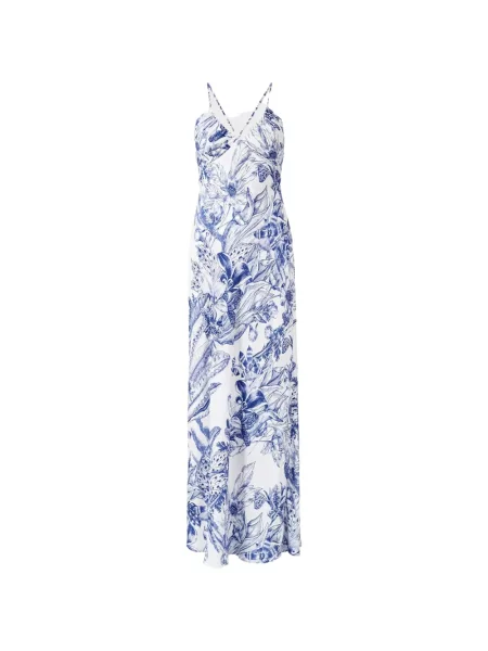 Rochie maxi Melissa Odabash cu model floral cu imagine alb