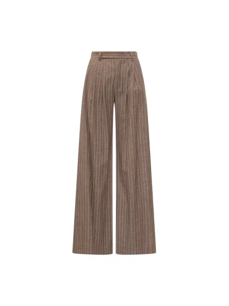 Spodnie Le Sully Studio brązowe