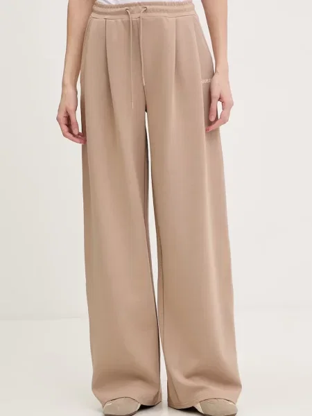 Guess pantaloni de trening pentru femei JASMINE bej