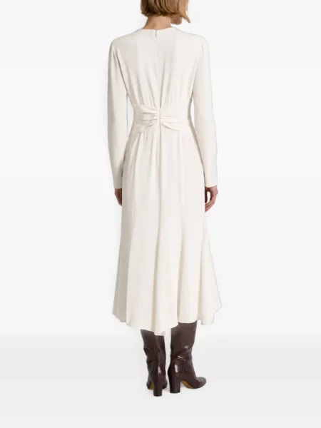 Lung rochie midi Alberta Ferretti alb