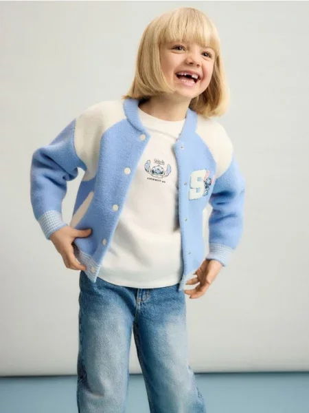 Reserved Кардиган Lilo і Stitch блідо-блакитний блакитний