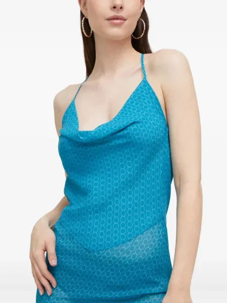 Rochie maxi Trussardi de costum albastru