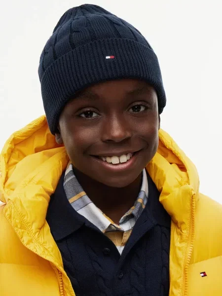 Tommy Hilfiger шапка beanie за деца от