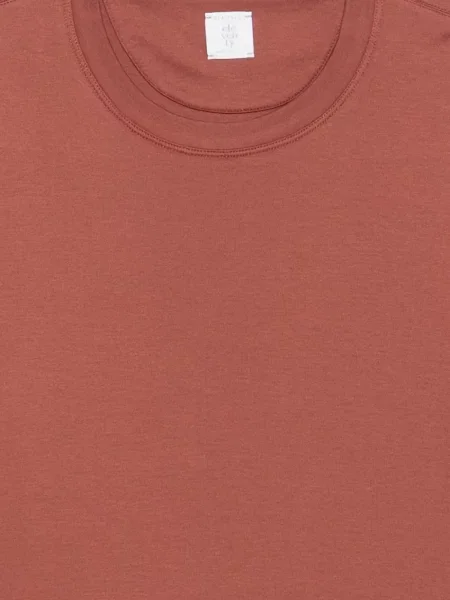 Scurt tricou Eleventy cu decolteu rotund roșu
