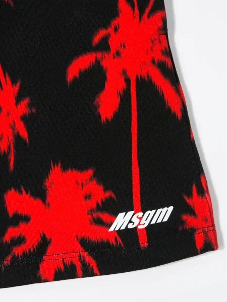 Szorty dziecięce Msgm czarne