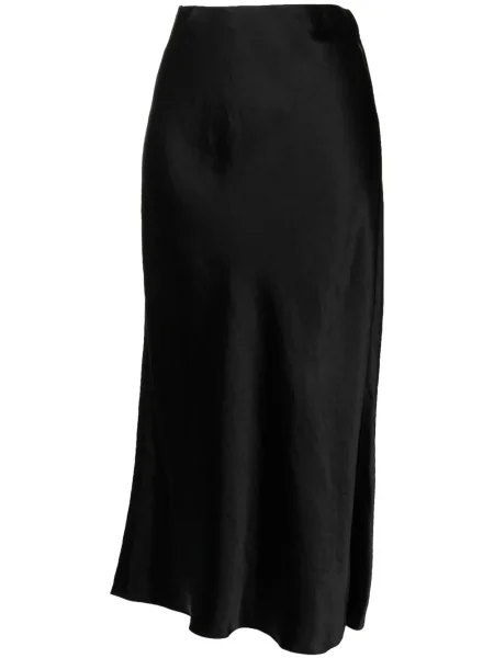 Fustă midi Vince până la genunchi negru