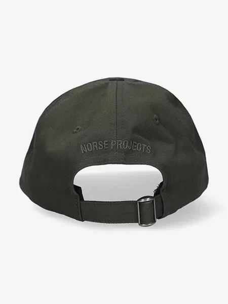 Καπέλο του μπέιζμπολ Norse Projects πράσινο