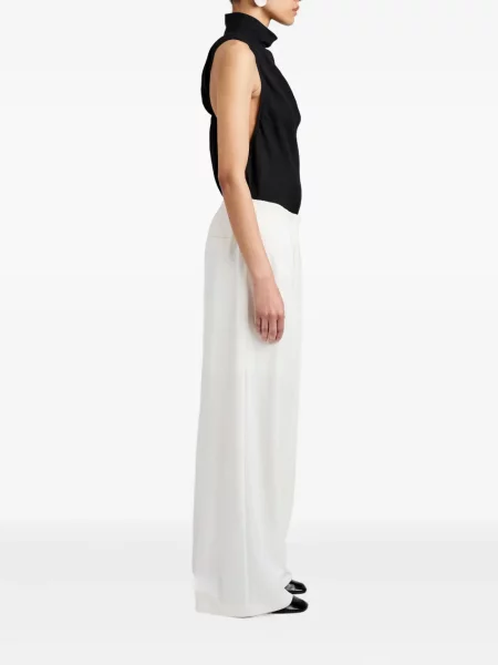 Top Proenza Schouler White Label din jacard alb