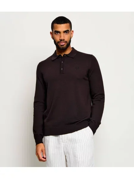 Fred Perry De lână pulover maro