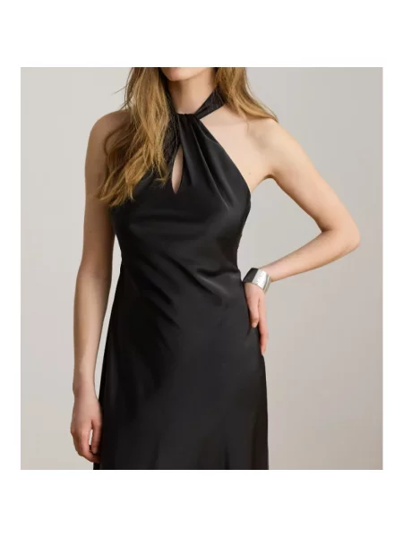 Lauren Ralph Lauren sukienka halter czarna