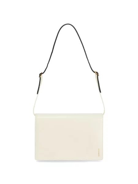 Geantă Jil Sander cu imagine alb