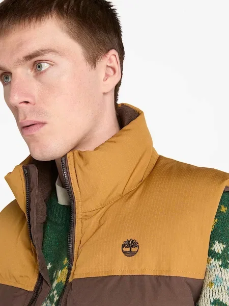 Утепленный жилет Timberland коричневый