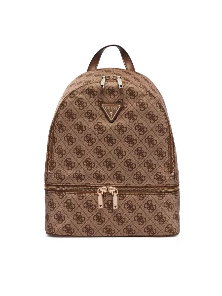 Ruksak Guess Adrian Logo Travel smeđa