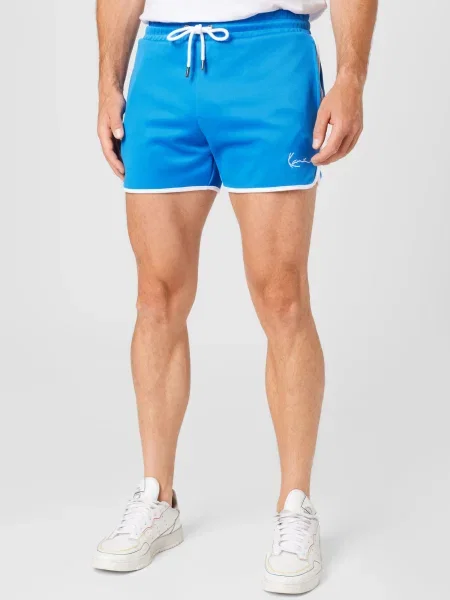 Karl Kani Pantaloni / azuriu alb