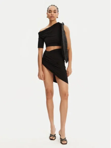 JACQUEMUS Mini sukně černá