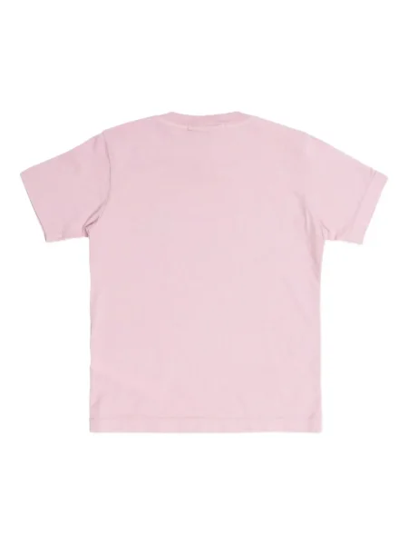 Koszulka dziecięca Stone Island różowa