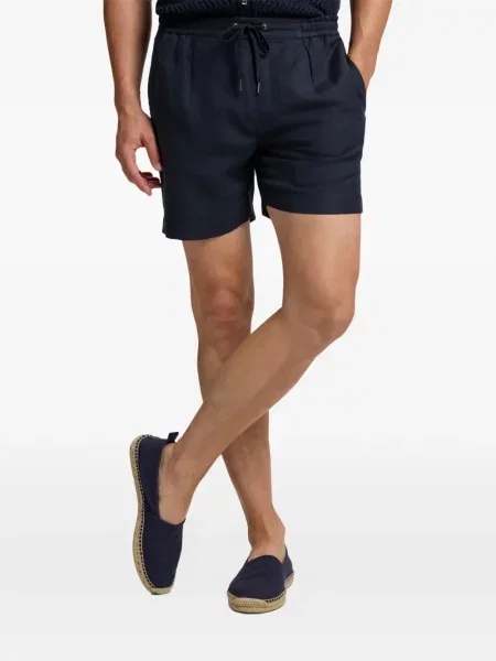 Шорти Ralph Lauren Purple Label с връзки синьо