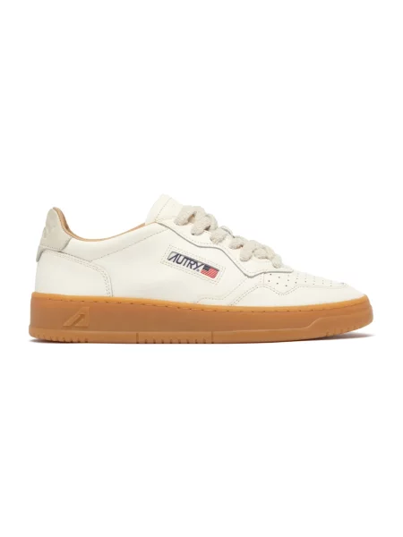 Sneakersy Autry skórzane beżowe