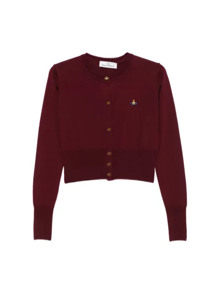 Sweter Vivienne Westwood o krotszym kroju czerwony