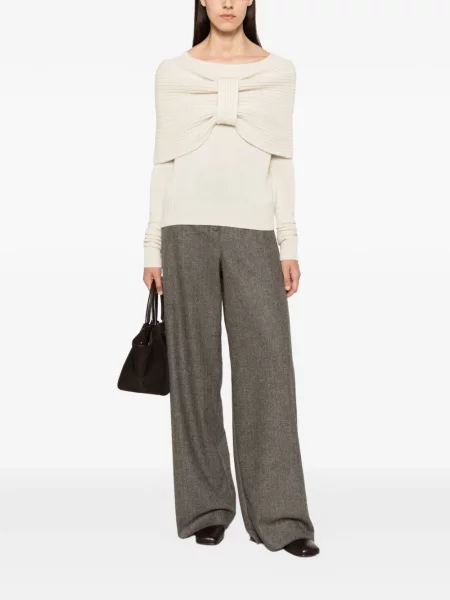 Pantaloni I Blues cu model herringbone verde