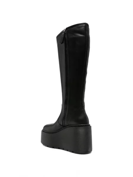 Botine Vic Matié cu platformă negru