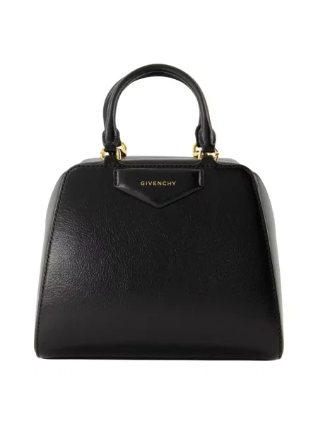 Mała mały torebka skórzana Givenchy Antigona skórzana czarna