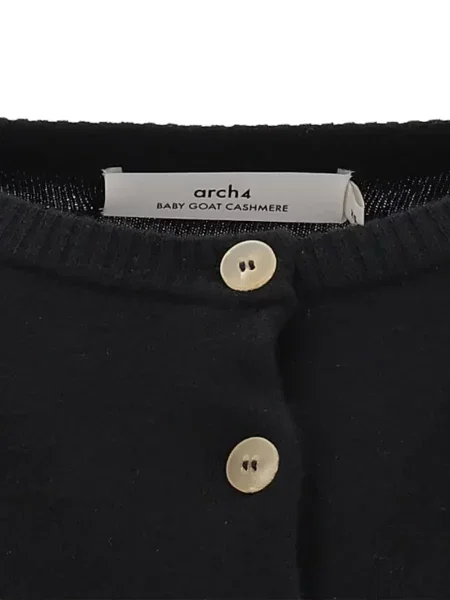 Cardigan Arch4 cu decolteu rotund negru