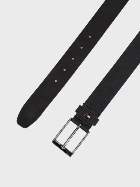 Ремень Tommy Hilfiger из нубука черный