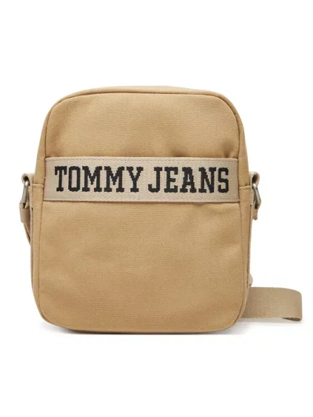 Tommy Jeans Torbica za okrog pasu Retro Cool Reporter bež