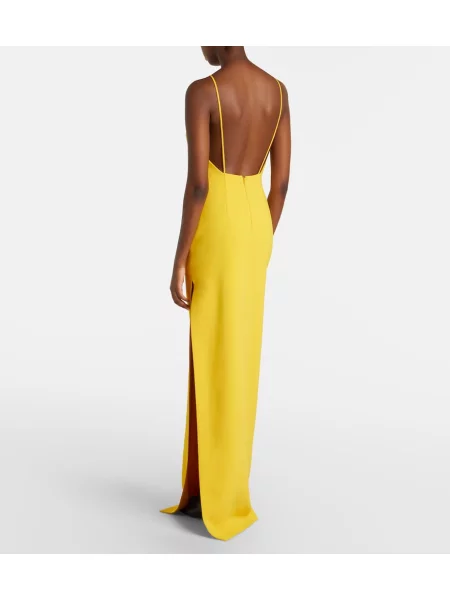 Rochie maxi Givenchy din jerseu galben