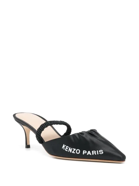 Papuci tip mules Kenzo negru