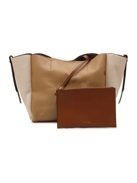 Torebka Michael Kors skórzana beżowa