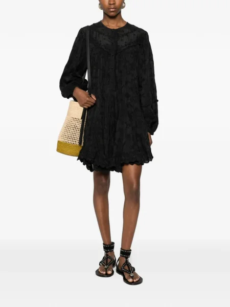 Rochie maxi Isabel Marant lungă de costum negru