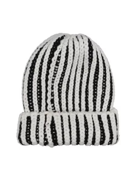 Czapka Borsalino wełniana z logo czarna