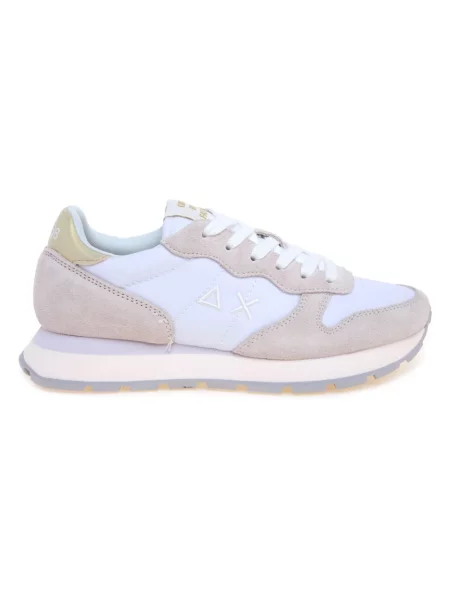 Sneakersy Sun68 skórzane białe
