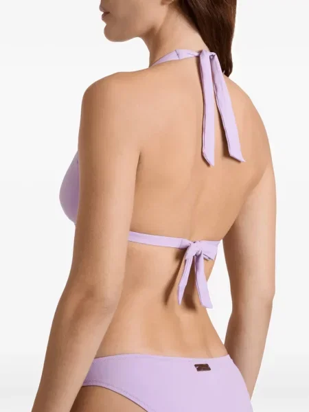 Top Vilebrequin cu gât halter violet